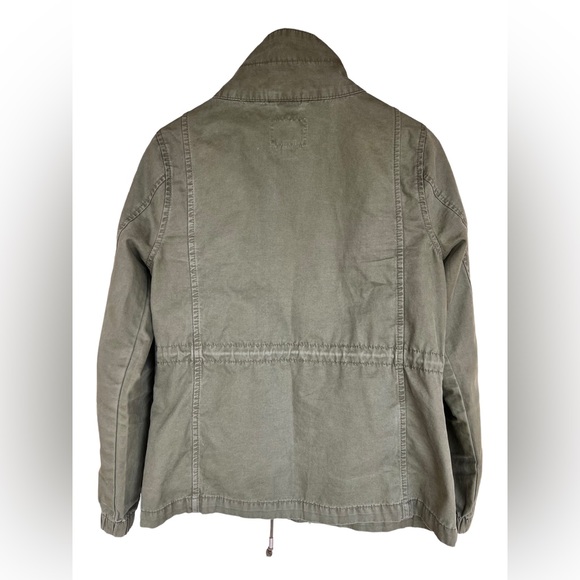 Old Navy Army Green Utility Jacket size S Draw String - Picture 3 of 12